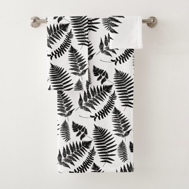 Motif de la Ferme des bois, noir et blanc (En situation)