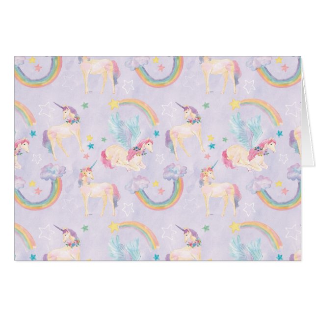 Motif de licornes magiques (Devant horizontal)