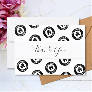 Motif De Logo Professionnel Personnalisé Et Merci 