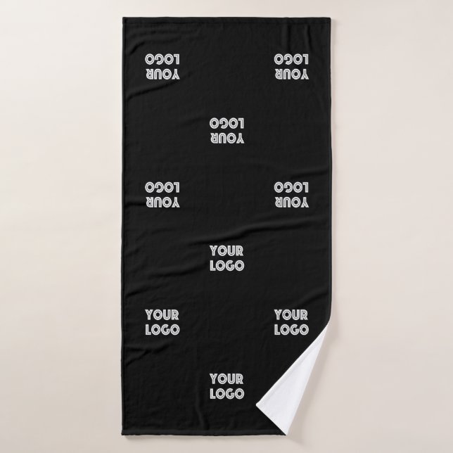 Motif de logo version 1 (Serviette de bain)