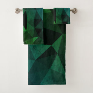Motif de maillage géométrique turquoise vert foncé