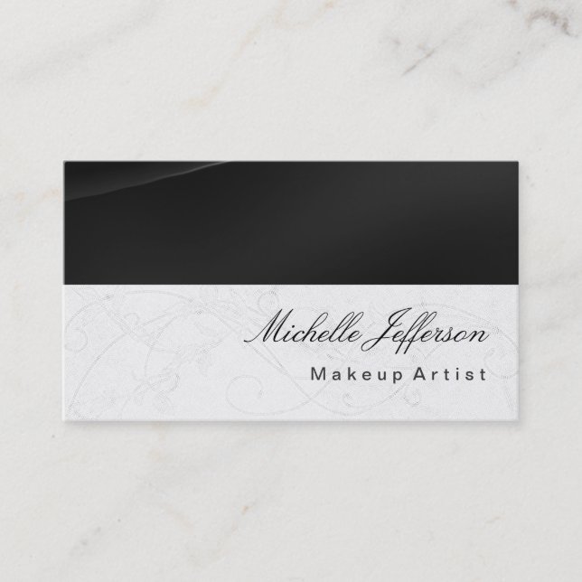 Motif de maquillage Artiste de calligraphie Carte  (Devant)