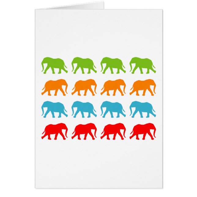 Motif de marche des éléphants (Devant)