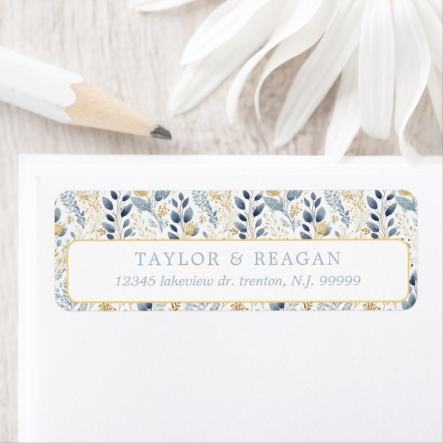 Motif de Mariage de fleurs doux ID1045 (En situation)