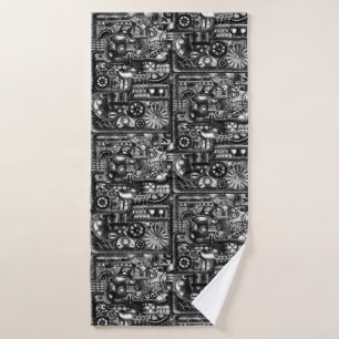 motif de mécanisme de bande dessinée de machines