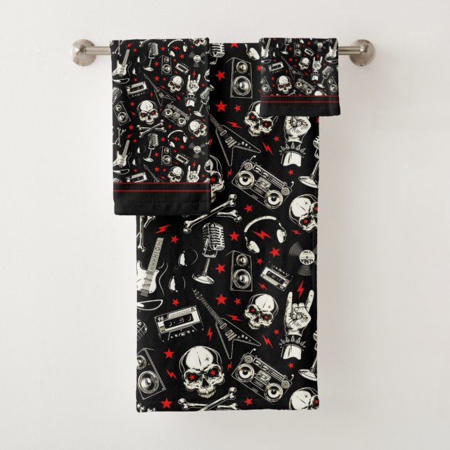 Motif de métaux lourds rétro (En situation)