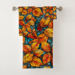Motif de mosaïque d'automne