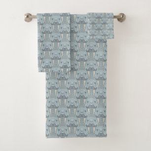 Motif de moustache de morse