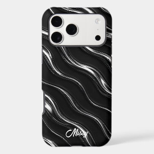 Motif de mouvement chrome liquide   Mode féminine 