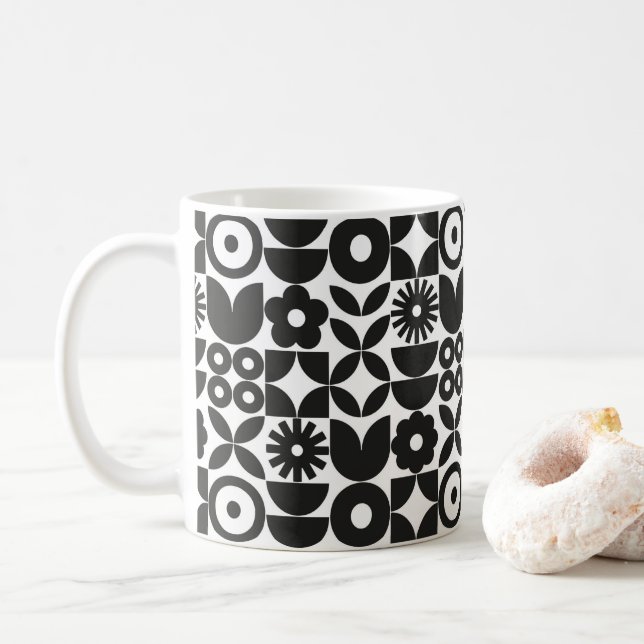 Motif de Mug pour les amateurs de caféine (Avec donut)