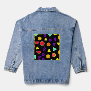Motif de Neon Paradise aux fruits tropicaux