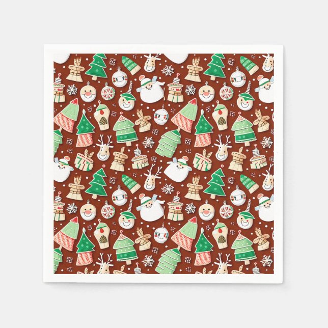 Motif de Noël 7 - serviettes en papier (Devant)