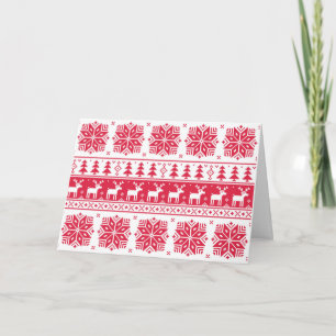 Motif de Noël de Pixelated, carte