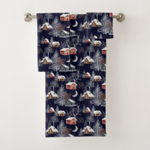 Motif de Noël d'hiver