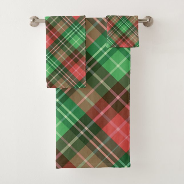 Motif de Noël rouge et vert (En situation)