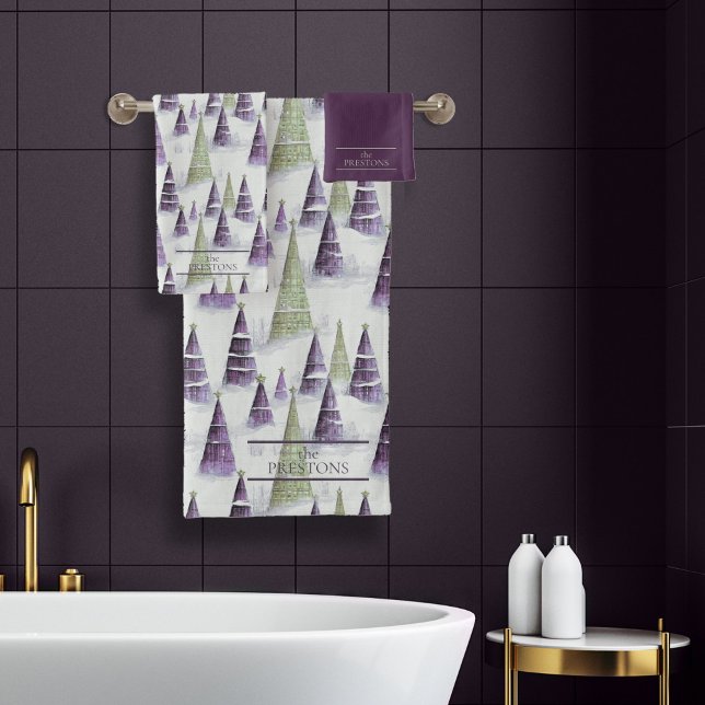 Motif de Noël vert violet #8 ID1009 (Créateur téléchargé)