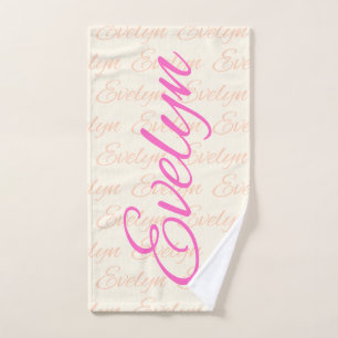 Motif de nom répétitif Evelyn 