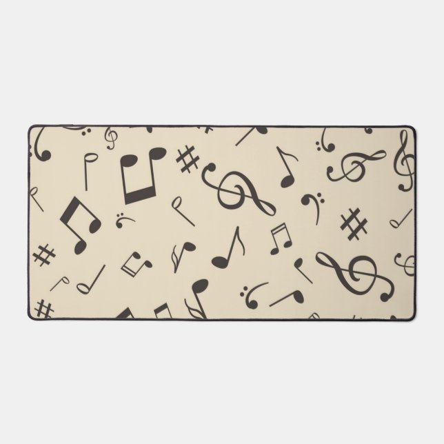 Motif de notes musicales (Recto)