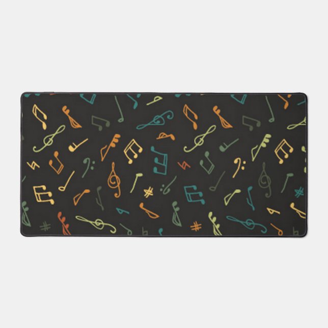 Motif de notes musicales (Recto)