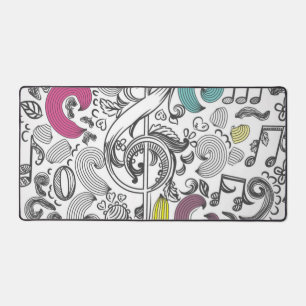 Motif de notes musicales