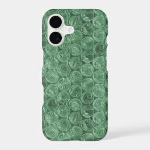 Motif de papier bulle vert