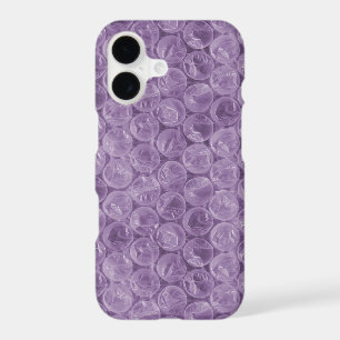 Motif de papier bulle violet