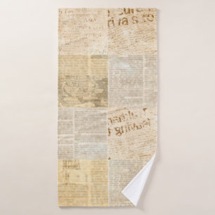 Motif de papier journal grunge vieux journal retou