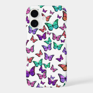 Motif de papillons colorés