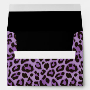 Motif de peau à imprimé léopard enveloppe