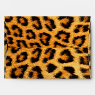 Motif de peau à imprimé léopard enveloppe