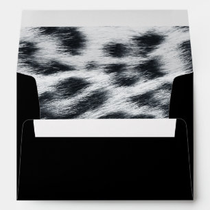 Motif de peau à imprimé léopard Enveloppe