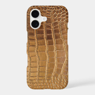 Motif de peau d'animal en cuir de faux crocodile