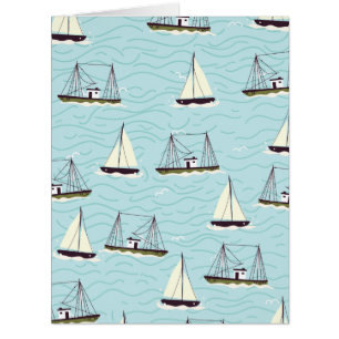 Motif de pêche nautique