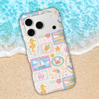 Motif de plage d'été Mignon Beach