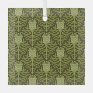 Motif de plante verte sereine pour décoration mode