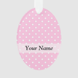 Motif de point de polka de rose en pastel