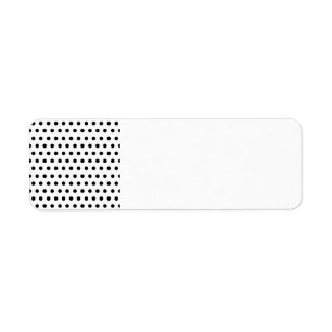 Motif de point noir et blanc de polka. Tacheté