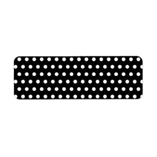 Motif de point noir et blanc de polka. Tacheté