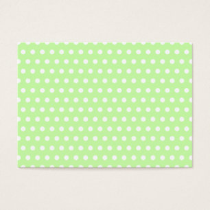 Motif de point vert et blanc de polka. Tacheté