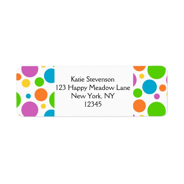 Motif de points Polka (Devant)