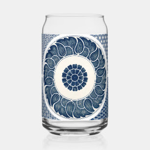 Motif de porcelaine antique chinoise bleu et blanc