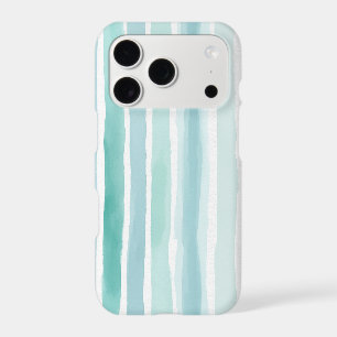 Motif de rayure verticale aqua aquarelle Côte