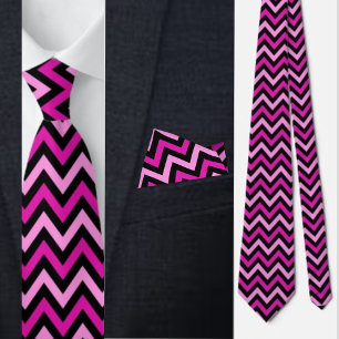 Motif de rayures mignonnes colorées pour cravate