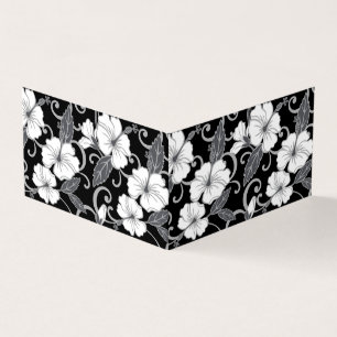 Motif de rêve polynésien en noir