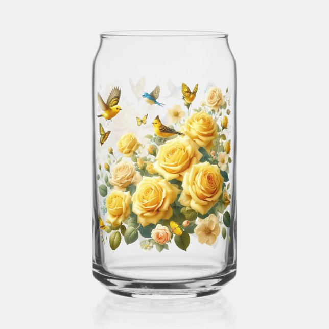 Motif de roses jaunes (Recto)