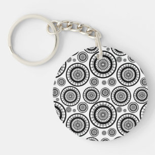 Motif de roue répétitive noir et blanc