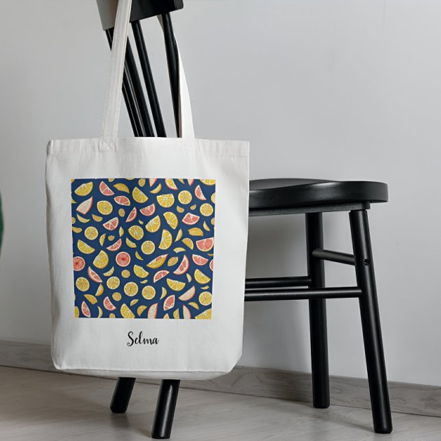 Motif de Sac fourre-tout de citrons juteux (Créateur téléchargé)