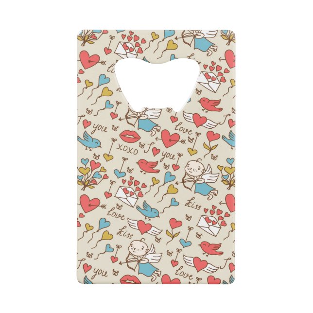 Motif de Saint-Valentin avec le cupidon (Devant)