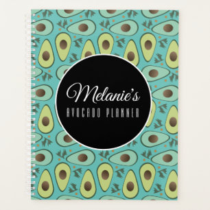 Motif de salade d'avocat et de coriandre