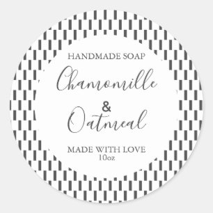Motif de savon personnalisable Étiquette moderne